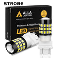 3157 3156 Strobe LED Reverse Lights Flashing Back-up Bulbs, 6000K Xenon White