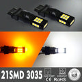 4157 3157 LED Switchback Turn Signal Lights Bulbs, 6000K White/Amber Yellow