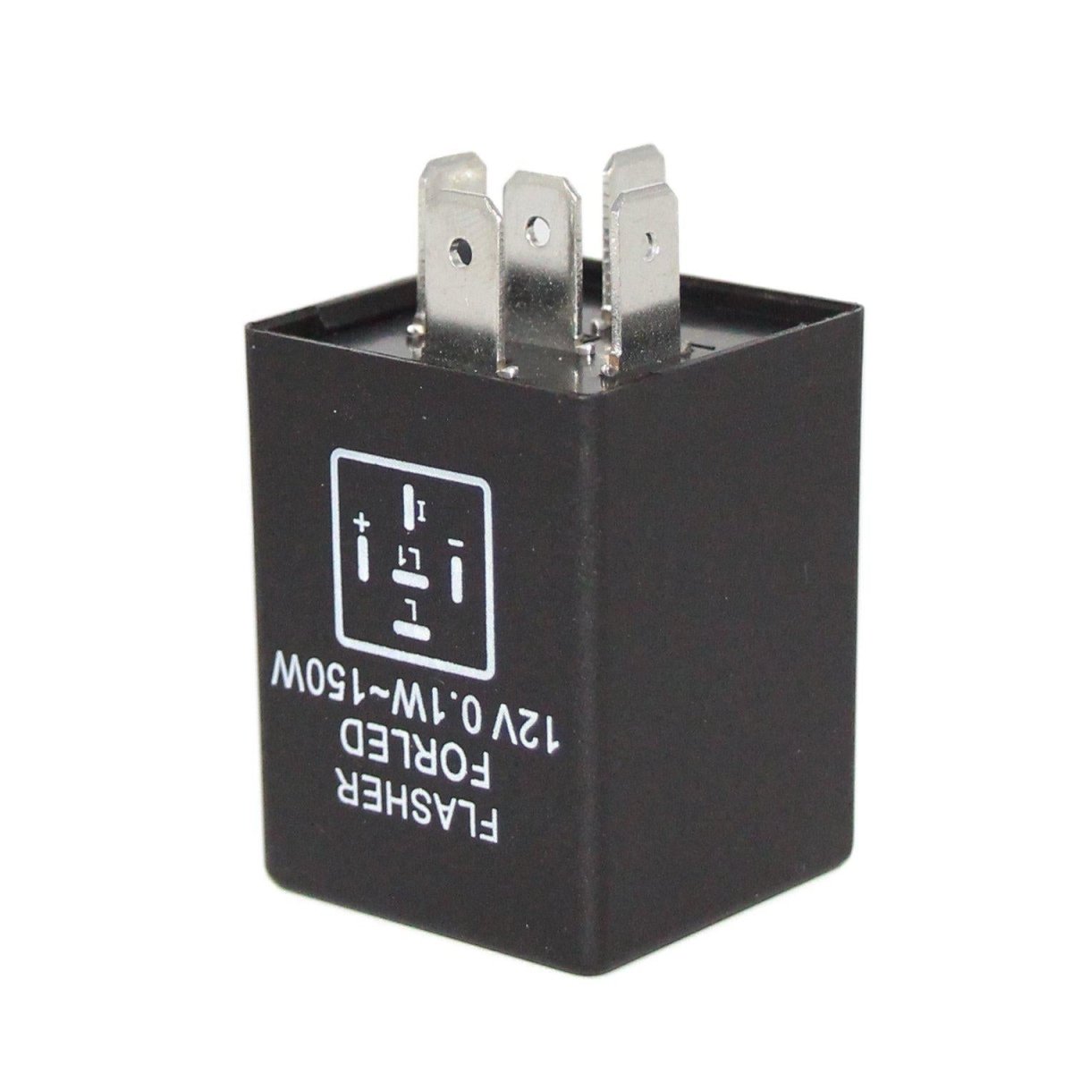 5-Pin EP27 FL27 Electronic LED Flasher Relay Fix LED Signal Hyper Flash -Alla Lighting Inc