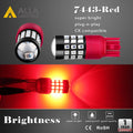 7440 7443 Strobe LED Brake Lights Flashing Stop Bulbs, Super Bright 12V