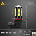 9006 HB4 LED Fog Lights Bulbs Super Bright 5730-SMD, 6000K Xenon White