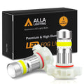 COB-72 5202 5201 LED Fog Light Bulbs, 6500K White/8000K Blue/3000K Amber Yellow