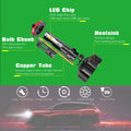 Fanless LED Forward Lightings Bulbs High Low Beam Conversion Kits 6000K White