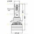 FL-BH H8 H9 H11 LED Bulbs High, Low Beam Forward Lightings Replacement, White