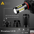 H10 9145 LED Fog Lights Bulbs High Power 80W Cree 9140, 6K White