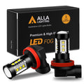 H11 H16 H8 LED Fog Lights Bulbs High Power 80W Cree DRL, 6000K White