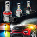 H11 H8 H16 LED Switchback Bulbs Fog Lights | White, Yellow, Blue