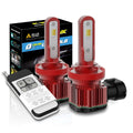 H16 H8 H11 LED Switchback Bulbs Fog Lights, 6000K White/3000K Yellow