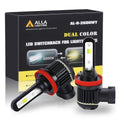 H16 H8 H11 LED Switchback Bulbs Fog Lights, 6000K White/3000K Yellow