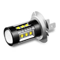 H7 LED Bulbs High Power 80W Cree DRL Daytime Running/Fog Lights, 6K White