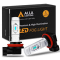 H8 H11 H16 LED Fog Lights Bulbs 12V, 6K White/3K Yellow/Red/8K Blue