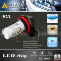 H8 H11 LED Bulbs Fog Lights Upgrade H16 for Cars, Trucks, 3000K Yellow