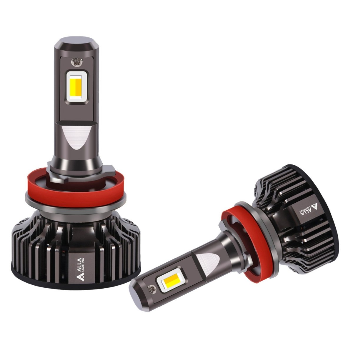 H8 H9 H11 LED Switchback White/Yellow Headlights, Fog Lights Bulbs -Alla Lighting