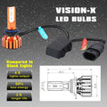 X-HL Vision HIR2 9012 LED Bulbs Forward Lightings, DRL